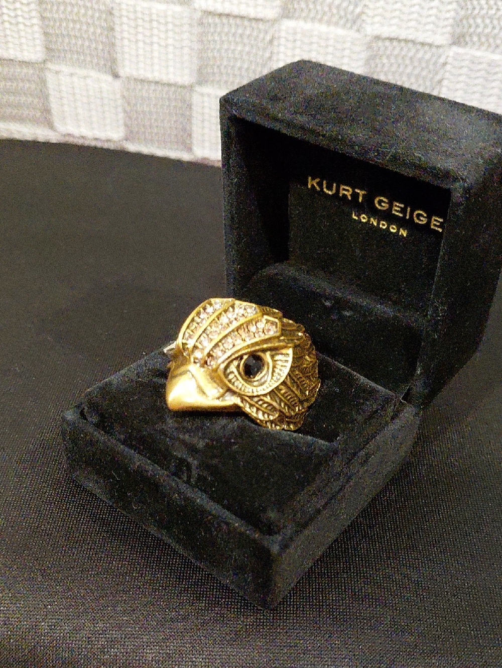 KURT GEIGER LONDON EAGLE RING SIZE 9 - Picture 3 of 10